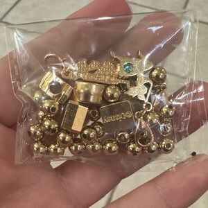 Disney gold tone charms